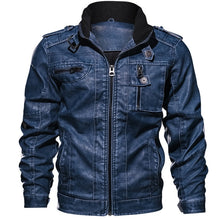 Load image into Gallery viewer, Mountainskin 7XL Men&#39;s PU Leather Jacket