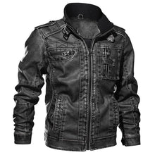 Load image into Gallery viewer, Mountainskin 7XL Men&#39;s PU Leather Jacket
