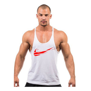 Bodybuilding stringer tank top vests men