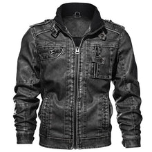 Load image into Gallery viewer, Mountainskin 7XL Men&#39;s PU Leather Jacket