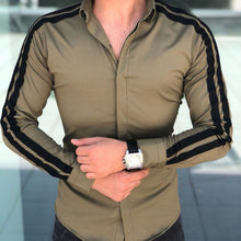 Load image into Gallery viewer, Double Breasted Slim Fit Casual Shirts