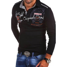 Load image into Gallery viewer, ZOGAA Long Sleeve Polo ralphlauren Shirts Men