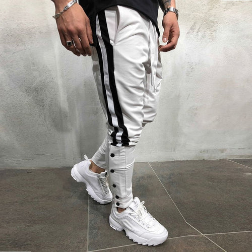Men's Sweatpants Side Stripe Track Pants