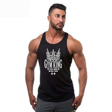 Load image into Gallery viewer, Men Vest Cotton Print Men Fitness Tank Tops