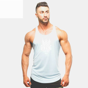 Men Vest Cotton Print Men Fitness Tank Tops
