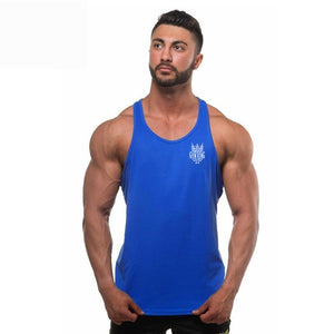 Men Vest Cotton Print Men Fitness Tank Tops