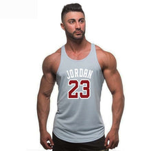 Load image into Gallery viewer, Men Vest Cotton Print Men Fitness Tank Tops