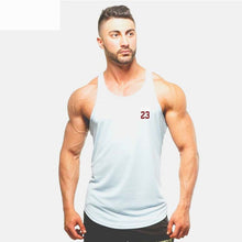 Load image into Gallery viewer, Men Vest Cotton Print Men Fitness Tank Tops