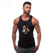 Load image into Gallery viewer, Men Vest Cotton Print Men Fitness Tank Tops
