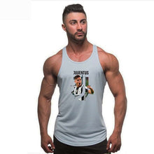 Load image into Gallery viewer, Men Vest Cotton Print Men Fitness Tank Tops