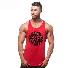 Load image into Gallery viewer, Men Vest Cotton Print Men Fitness Tank Tops
