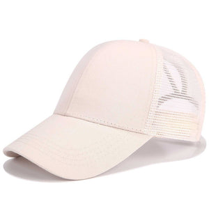 fashion women men ponytail baseball cap