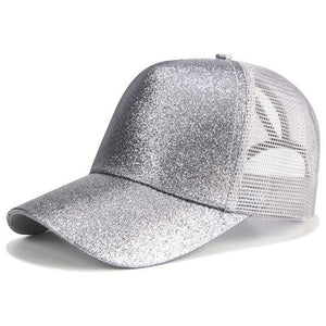 fashion women men ponytail baseball cap