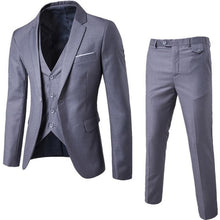 Load image into Gallery viewer, LAAMEI Mens 3Pc (jacket + Vest + Trouser)