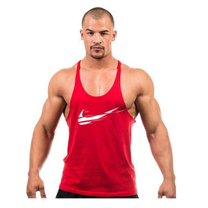 Bodybuilding stringer tank top vests men