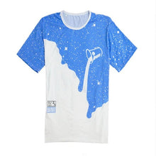 Load image into Gallery viewer, Milk Poured Pattern Inverted Milk 3D T-shirt