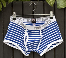 Load image into Gallery viewer, Pink Boxers Sexy Striped Hot Men Underwear