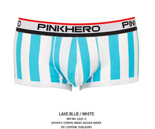 Load image into Gallery viewer, Pink Boxers Sexy Striped Hot Men Underwear