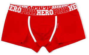 Pink Boxers Sexy Striped Hot Men Underwear