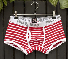 Load image into Gallery viewer, Pink Boxers Sexy Striped Hot Men Underwear