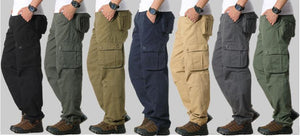 Men's Cargo Pants Mens Casual Multi Pockets