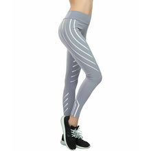 Load image into Gallery viewer, Printed Reflective Sport Yoga Pants