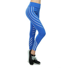 Load image into Gallery viewer, Printed Reflective Sport Yoga Pants