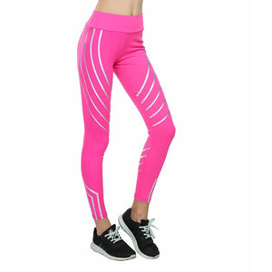 Printed Reflective Sport Yoga Pants