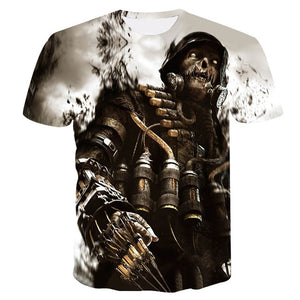 3D series Unique Short sleeve Tshirts
