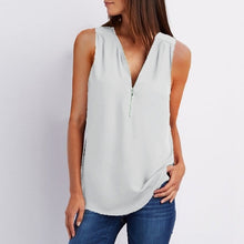 Load image into Gallery viewer, Women Spring Summer Chiffon Blouse Top Shirt