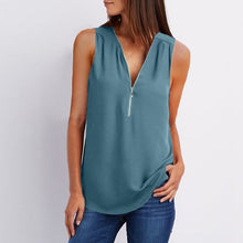 Load image into Gallery viewer, Women Spring Summer Chiffon Blouse Top Shirt