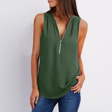 Load image into Gallery viewer, Women Spring Summer Chiffon Blouse Top Shirt