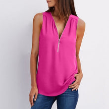 Load image into Gallery viewer, Women Spring Summer Chiffon Blouse Top Shirt