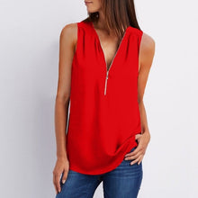 Load image into Gallery viewer, Women Spring Summer Chiffon Blouse Top Shirt