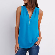 Load image into Gallery viewer, Women Spring Summer Chiffon Blouse Top Shirt