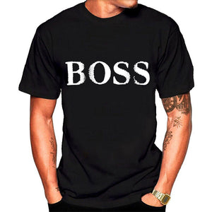 Milinsus Brand Boss Letter Printed T-Shirt