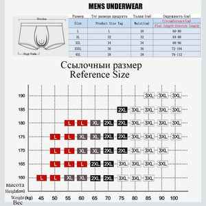 Men's Brand Underwear Breathable Boxer Shorts