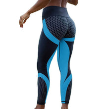Load image into Gallery viewer, Mesh Pattern Print Leggings For Women Pants