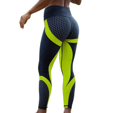 Load image into Gallery viewer, Mesh Pattern Print Leggings For Women Pants