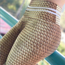 Load image into Gallery viewer, Mesh Pattern Print Leggings For Women Pants