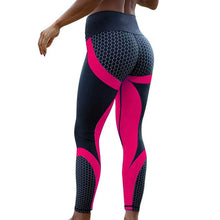 Load image into Gallery viewer, Mesh Pattern Print Leggings For Women Pants