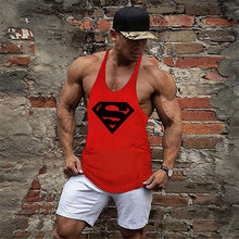 Load image into Gallery viewer, Skull Bodybuilding Stringer Tank Tops men