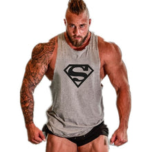 Load image into Gallery viewer, Skull Bodybuilding Stringer Tank Tops men