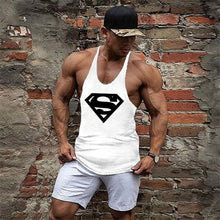 Load image into Gallery viewer, Skull Bodybuilding Stringer Tank Tops men