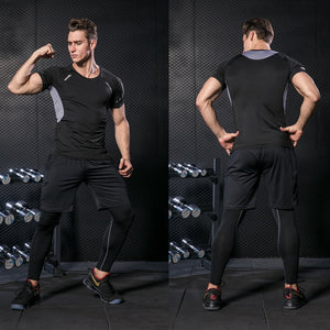 Men's Pullover Compression Sportswear Suit