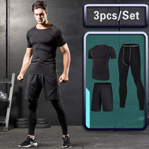 Men's Pullover Compression Sportswear Suit