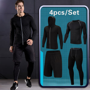 Men's Pullover Compression Sportswear Suit